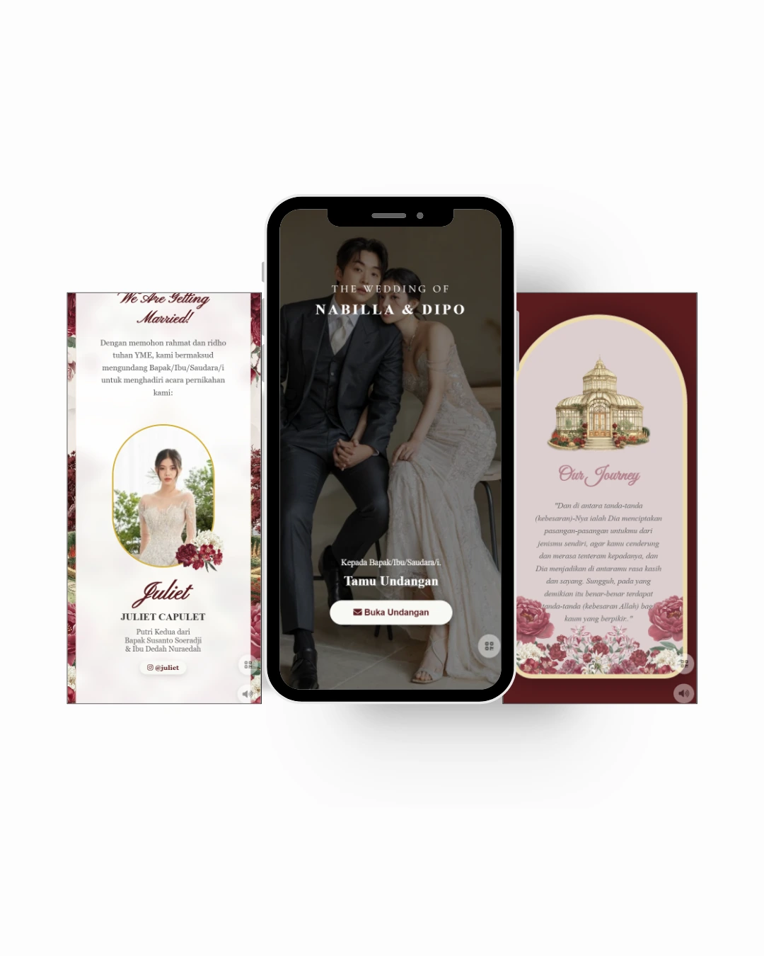 Desain Undangan Digital Pernikahan Royal Victorian