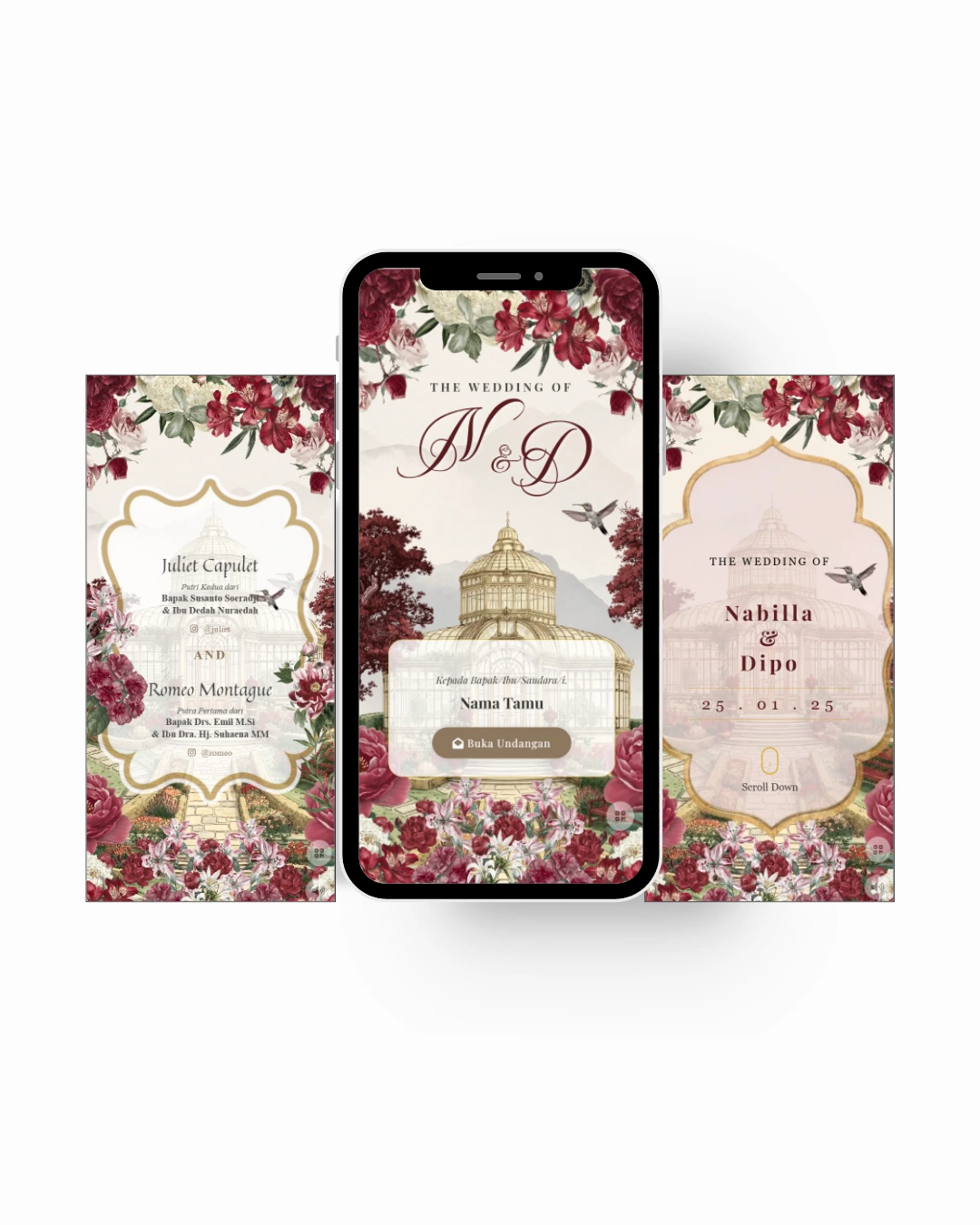 Desain Undangan Digital Pernikahan Tanpa Foto 03